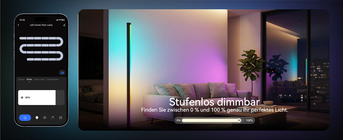 Stufenlos dimmbar
