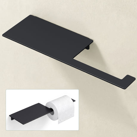 Glasvilla Design Portarrollos de Acero Inoxidable Lino-01 – Minimalismo Elegante para Baños Modernos