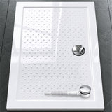 glasvilla Duschwanne Duschtasse Antirutsch aus hochwertigem Acryl Rechteckig 70-140cm Lucia02AR