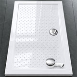 glasvilla Duschwanne Duschtasse Antirutsch aus hochwertigem Acryl Rechteckig 70-140cm Lucia02AR
