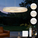 glasvilla Lampadario Sospensione, Lampada 3000-6000K con Filo 170 CM, Altezza Regolabile, Lampada da Soffitto a Sospensione per Camera da Letto, Cucina e Soggiorno, Luvina03