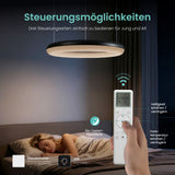 glasvilla Suspension de table à manger, Lampe suspendue LED moderne, intensité réglable en continu 3000K–6000K, lampe de table à manger design réglable en hauteur avec télécommande et interrupteur mural, Luvina03