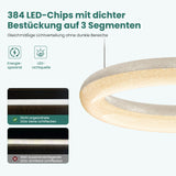 glasvilla Suspension de table à manger, Lampe suspendue LED moderne, intensité réglable en continu 3000K–6000K, lampe de table à manger design réglable en hauteur avec télécommande et interrupteur mural, Luvina03