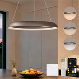 glasvilla Lampadario Sospensione, Lampada 3000-6000K con Filo 110 CM, Altezza Regolabile, Lampada da Soffitto a Sospensione per Camera da Letto, Cucina e Soggiorno, Luvina04