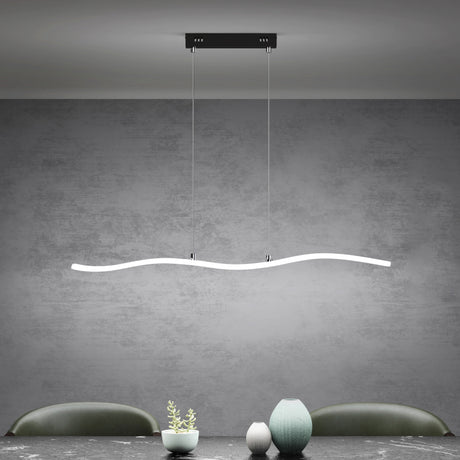 glasvilla Pendelleuchte 97cm LED Hängelampe Dimmbar mit Fernbedienung 3000K/4000K/6000K Verstellbares Kabel 36W Hängeleuchte für Esszimmer Wohnzimmer Schlafzimmer