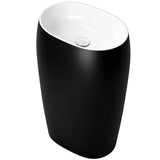 glasvilla Design Standwaschbecken freistehend Col32 aus Mineralguss Waschtisch Standwaschbecken