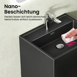 lavabo de diseño glasvilla freestanding Col34 de mineral compuesto