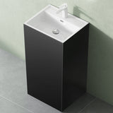lavabo de diseño glasvilla freestanding Col34 de mineral compuesto