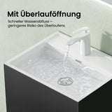lavabo de diseño glasvilla freestanding Col34 de mineral compuesto