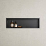 Niche de douche Glasvilla, niche murale de salle de bain, étagère de douche en acier inoxydable carrelable, montage facile