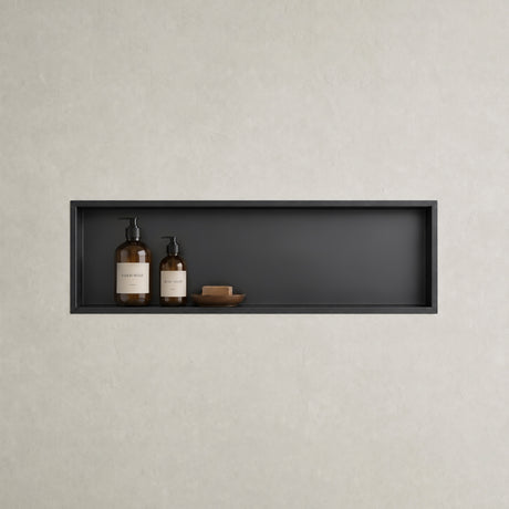 Niche de douche Glasvilla, niche murale de salle de bain, étagère de douche en acier inoxydable carrelable, montage facile