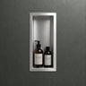 Niche de douche Glasvilla, niche murale de salle de bain, étagère de douche en acier inoxydable carrelable, montage facile