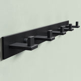 glasvilla Kleiderhaken Wandgarderobe Wandhaken aus Edelstahl Garderobenleiste Garderobenhaken Stalo-06+Stalo-07