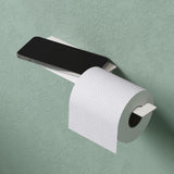 glasvilla Toilettenpapierhalter Klopapierhalter WC aus Edelstahl, Toilettenpapier Halterung Rollenhalter Lino-01