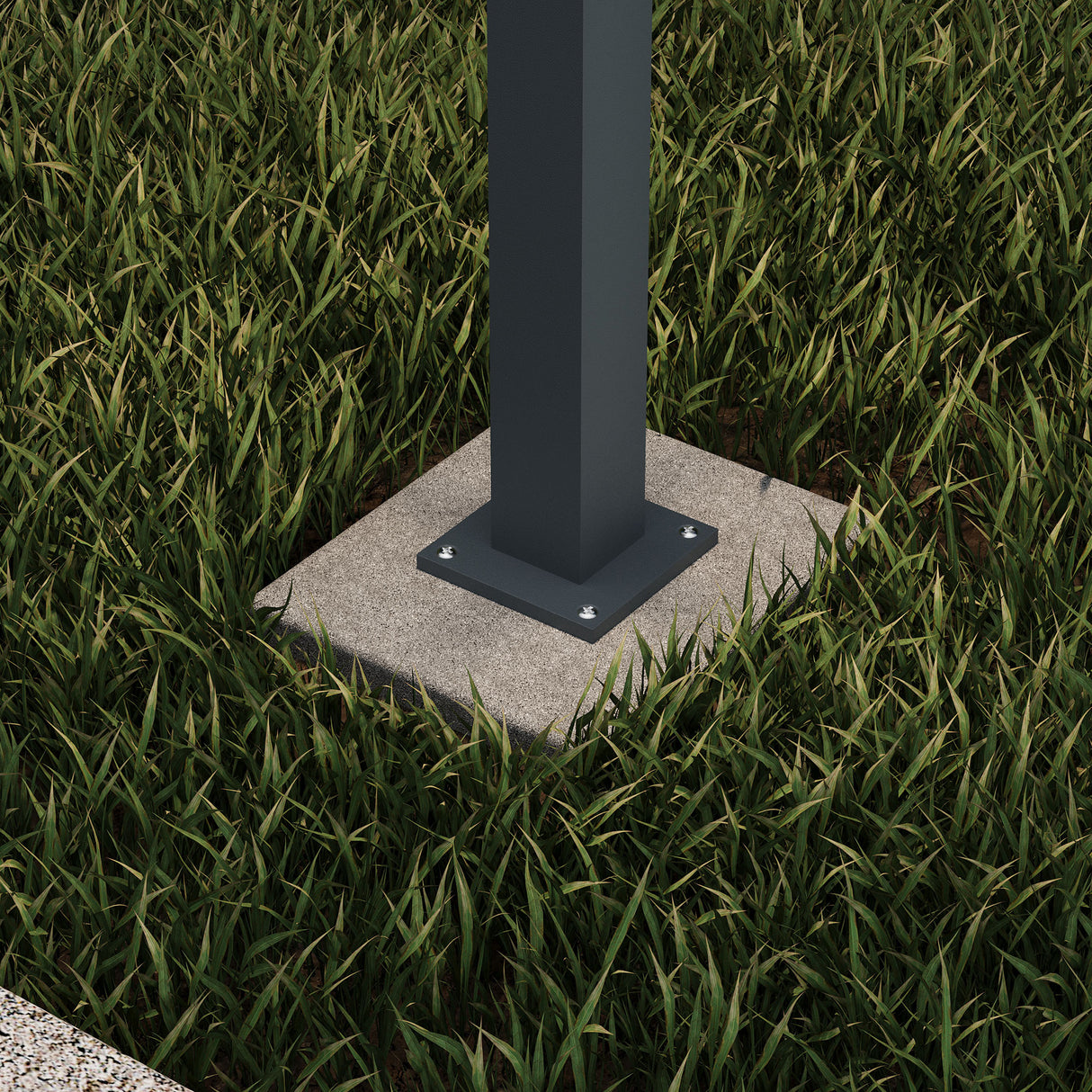 éclairage extérieur glasvilla IP65 éclairage de chemin extérieur | Borne lumineuse pour jardin, lampadaire 3000K, lampe de jardin | Lampadaire d'extérieur 3W Deus Lumina 