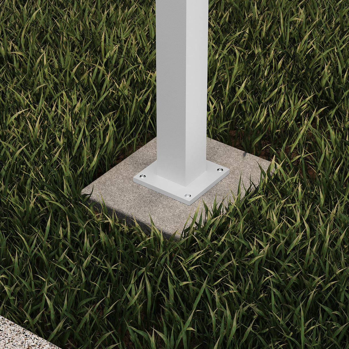 éclairage extérieur glasvilla IP65 éclairage de chemin extérieur | Borne lumineuse pour jardin, lampadaire 3000K, lampe de jardin | Lampadaire d'extérieur 3W Deus Lumina 