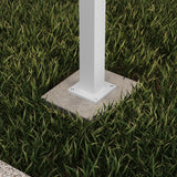éclairage extérieur glasvilla IP65 éclairage de chemin extérieur | Borne lumineuse pour jardin, lampadaire 3000K, lampe de jardin | Lampadaire d'extérieur 3W Deus Lumina 