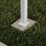 éclairage extérieur glasvilla IP65 éclairage de chemin extérieur | Borne lumineuse pour jardin, lampadaire 3000K, lampe de jardin | Lampadaire d'extérieur 3W Deus Lumina 
