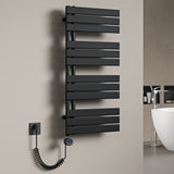 radiateur de salle de bain glasvilla branchement latéral électrique radiateur sèche-serviettes sèche-serviettes chauffage de salle de bain FN avec résistance 02