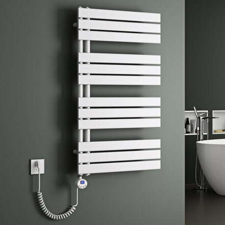 radiateur de salle de bain glasvilla branchement latéral électrique radiateur sèche-serviettes sèche-serviettes chauffage de salle de bain FN avec résistance 02