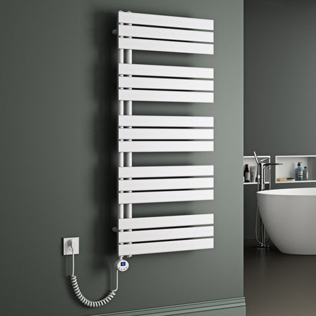 radiateur de salle de bain glasvilla branchement latéral électrique radiateur sèche-serviettes sèche-serviettes chauffage de salle de bain FN avec résistance 02