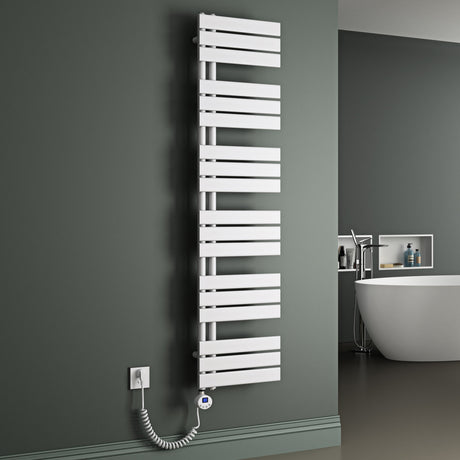 radiateur de salle de bain glasvilla branchement latéral électrique radiateur sèche-serviettes sèche-serviettes chauffage de salle de bain FN avec résistance 02