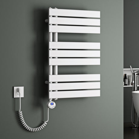 radiateur de salle de bain glasvilla branchement latéral électrique radiateur sèche-serviettes sèche-serviettes chauffage de salle de bain FN avec résistance 02