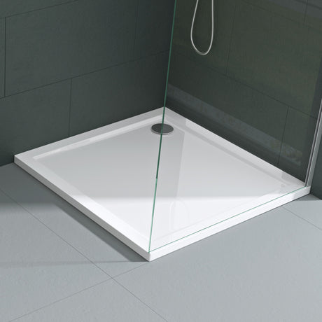Receveur de douche carré en acrylique de haute qualité, modèle Faro