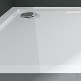 Receveur de douche carré en acrylique de haute qualité, modèle Faro