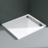 Receveur de douche Glasvilla en acrylique de haute qualité, rectangulaire, carré, Xetro04