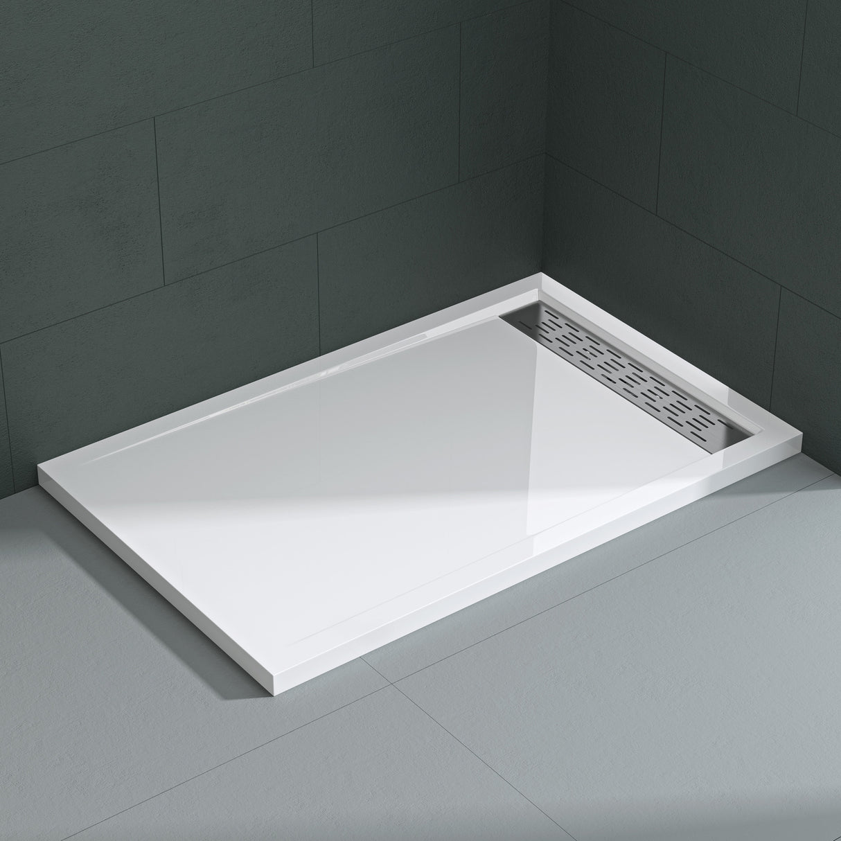 Receveur de douche Glasvilla en acrylique de haute qualité, rectangulaire, carré, Xetro04