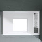 Receveur de douche Glasvilla en acrylique de haute qualité, rectangulaire, carré, Xetro04