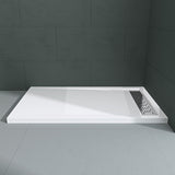 Receveur de douche Glasvilla en acrylique de haute qualité, rectangulaire, carré, Xetro04
