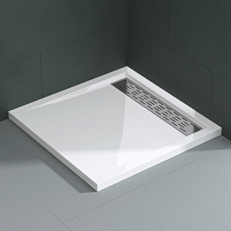 Receveur de douche Glasvilla en acrylique de haute qualité, rectangulaire, carré, Xetro04
