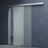 glasvilla Glasschiebetür komplettset Amalfi H: 2050mm, Griffart: Stangengriff, inkl. Softclose-Automatik, 8mm ESG-Sicherheitsglas