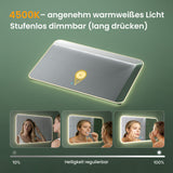 glasvilla Specchio da Bagno Appeso Specchio a LED con Interruttore Touch Specchio da Parete per Il Trucco Anti-Appannamento