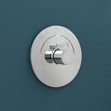 Glasvilla Douche à effet pluie à économie d'eau Système de douche bien-être Pommeau de douche Ø40cm Ensemble de douche avec douchette à main et mitigeur monocommande Système de douche3