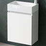 glasvilla Ensemble de Meubles de Salle de Bain avec Lavabo Blanc et Meuble Sous-Vasque LTH 46x26x63 cm Pisa02