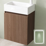 glasvilla Ensemble de Meubles de Salle de Bain avec Lavabo Blanc et Meuble Sous-Vasque LTH 46x26x63 cm Pisa02