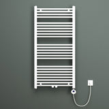 Élément chauffant Glasvilla avec thermostat, élément chauffant électrique avec écran LCD, cartouche chauffante en acier inoxydable, élément chauffant pour radiateurs de salle de bain, sèche-serviettes