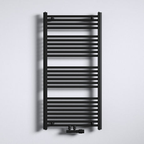 radiateur de salle de bain design glasvilla raccordement latéral et raccordement central sèche-serviettes radiateur tubulaire chauffage de salle de bain RHE