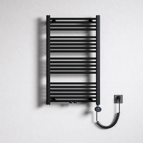 Radiateur de salle de bain Glasvilla Sèche-serviettes électrique pour électricité, raccordement latéral, radiateur tubulaire chauffage salle de bain RHE avec élément chauffant 02