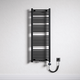 Radiateur de salle de bain Glasvilla Sèche-serviettes électrique pour électricité, raccordement latéral, radiateur tubulaire chauffage salle de bain RHE avec élément chauffant 02