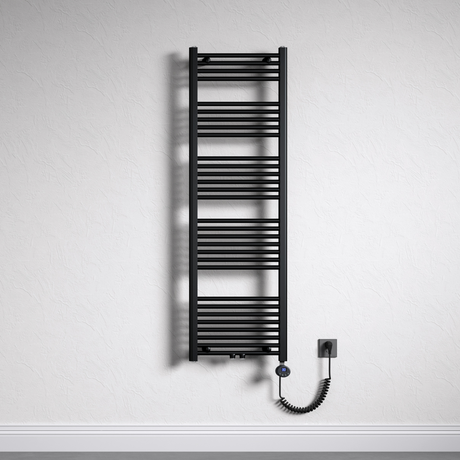 Radiateur de salle de bain Glasvilla Sèche-serviettes électrique pour électricité, raccordement latéral, radiateur tubulaire chauffage salle de bain RHE avec élément chauffant 02