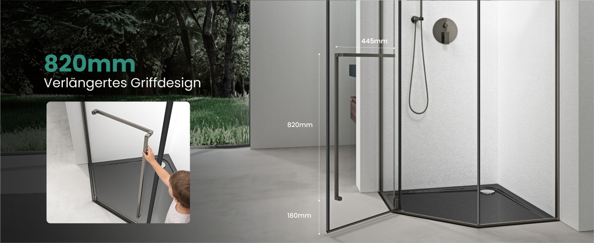 Verlängerter Griff-Design