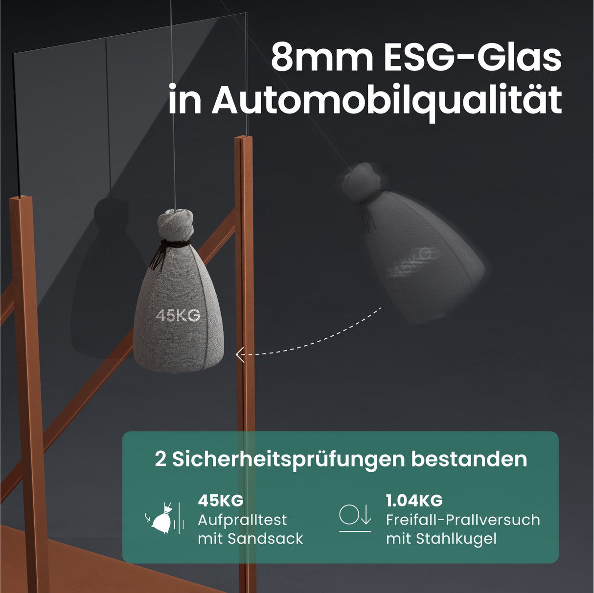 glasvilla Fünfeckdusche mit Drehtür Duschkabine Eckdusche 8mm ESG-Sicherheitsglas Nano-Beschichtung Duschabtrennung Ravenna68K-Plus