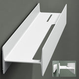 Estante de Ducha Glasvilla Reglo-03 Repisa de Pared 40 cm para Baño (Atornillable o Adhesiva)