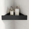 glasvilla Étagère de douche à percer ou à coller, Étagère d'angle pour douche, Étagère murale de salle de bain pour le bain et la cuisine, Reglo-07