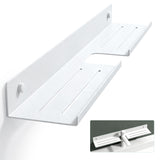 Glasvilla Mensola per Lavandino del Bagno sopra i Rubinetti, Organizzatore da Bagno in Metallo, Scaffale per Rubinetto a Parete, Installazione con Foratura o Adesivo, Reglo-17
