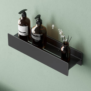 Estante de Ducha Glasvilla Reglo-03 Repisa de Pared 40 cm para Baño (Atornillable o Adhesiva)